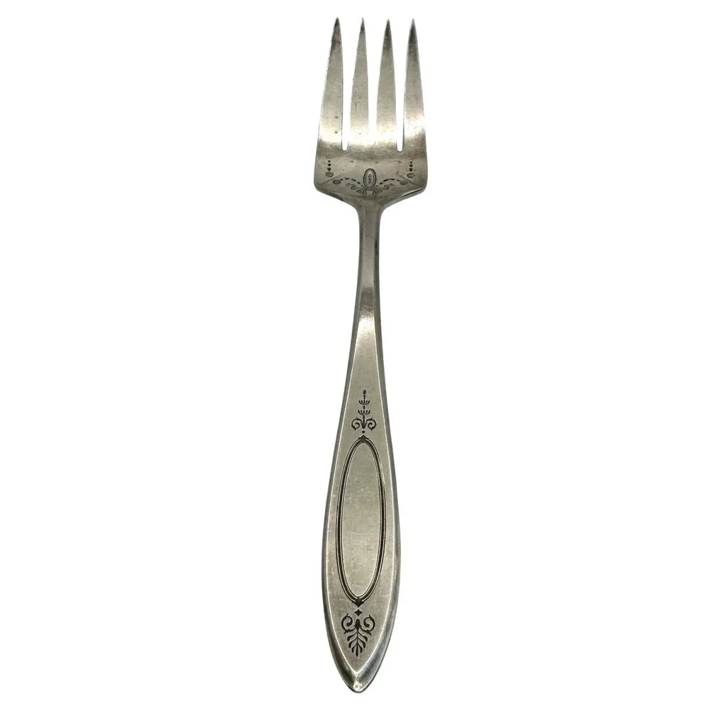 Vintage Oneida Community Plate Adam Silverplate Serving Fork 1917 No Monogram